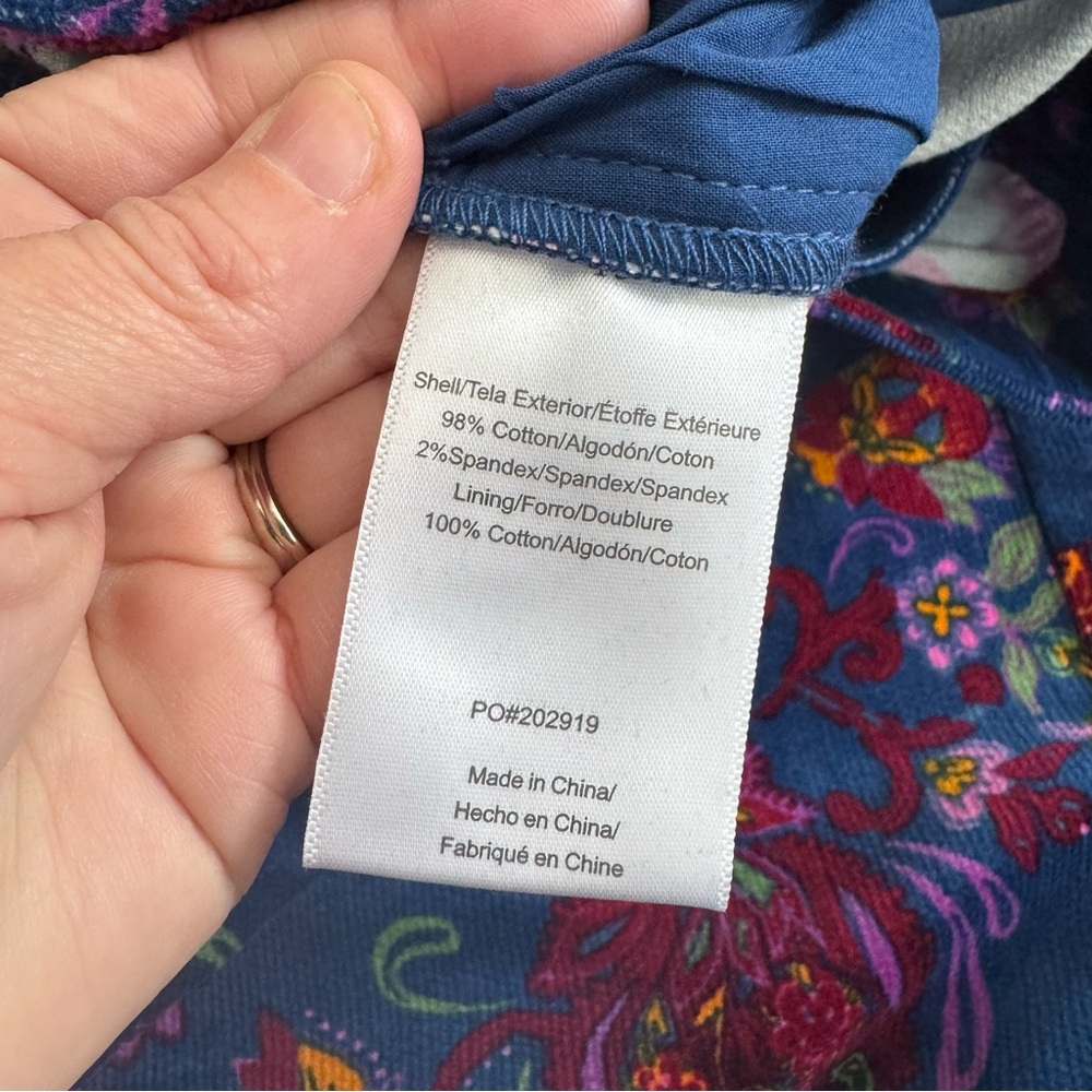ModCloth NWT Floral High Waisted Wide Leg Corduroy Pants - Picture 5 of 7